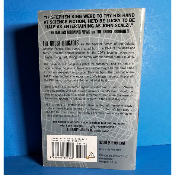 The Ghost Brigades by John Scalzi (2007 Sci-Fi Sequel to Old Man’s War) - Picture 2 of 8